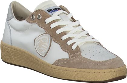 Blauer Damen-Sneaker 101781000003 (Weiß/Bunt)