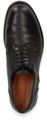 Lemargo Herren-Schnürschuhe aus Leder 240001000018 (Schwarz)