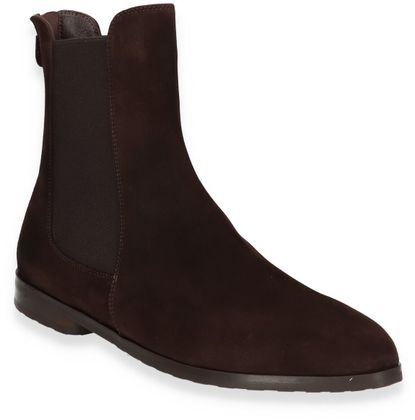 Trumans Damen-Chelsea Boots aus Leder 102202000000 (Dunkelbraun)
