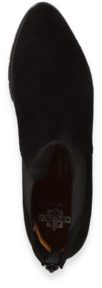 Trumans Damen Chelsea-Boots aus Leder 102002000000 (Schwarz)