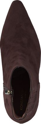 Konstantin Starke Leder-Stiefeletten für Damen 106202000001 (Dunkelbraun)