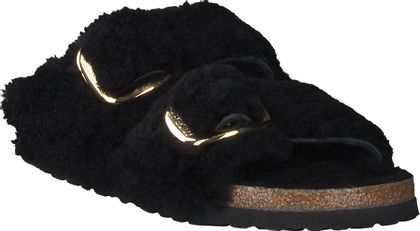 Birkenstock ARIZONA gefütterte Damen-Pantoletten 591006000000 (Schwarz)