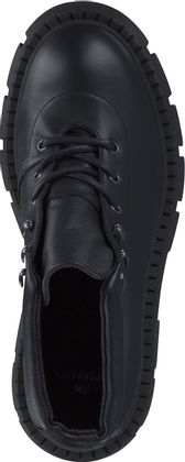 Copenhagen Damen-Schnürboots aus Leder 102001000010 (Schwarz)