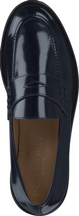 Konstantin Starke Damen-Slipper aus Leder 100101000001 (Dunkelblau)