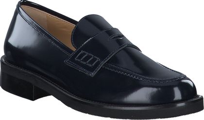 Konstantin Starke Damen-Slipper aus Leder 100101000001 (Dunkelblau)