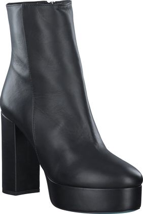 Phillip Hardy Plateau-Stiefeletten aus Leder 109001000003 (Schwarz)