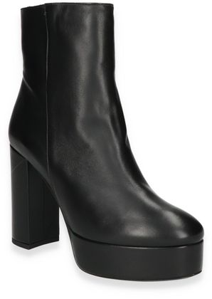 Phillip Hardy Plateau-Stiefeletten aus Leder 109001000003 (Schwarz)