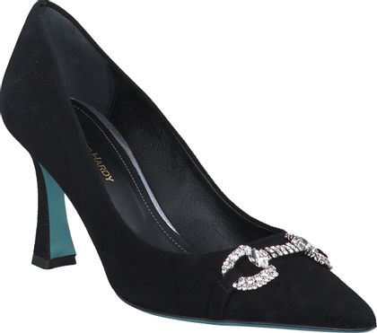 Phillip Hardy Damen-Pumps aus Leder 122002000007 (Schwarz)