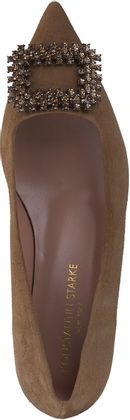 Konstantin Starke Damen-Pumps aus Leder 121222000000 (Braun)