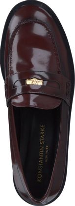 Konstantin Starke Damen-Slipper aus Leder 100291000000 (Bordeaux)