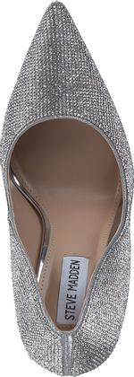 Steve Madden KLASSY-R Damen-Plateau-Pumps 127917000000 (Silber)
