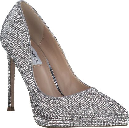 Steve Madden KLASSY-R Damen-Plateau-Pumps 127917000000 (Silber)