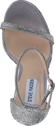 Steve Madden MILANO-R Damen-Plateau-Sandaletten 183917000000 (Silber)