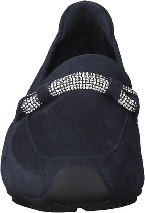 Mania Damen-Slipper aus Leder 100102000001 (Blau)