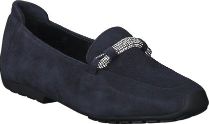 Mania Damen-Slipper aus Leder 100102000001 (Blau)