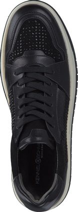 Kennel & Schmenger Damen-Sneaker aus Leder 101001000007 (Schwarz)