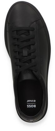 Galizio Torresi Herren-Sneaker aus Leder 244001000009 (Schwarz)