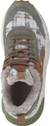 Flower Mountain KOTETSU Damen-Sneaker 193692000000 (Oliv/Beige)