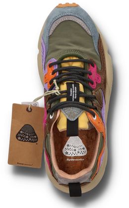 Flower Mountain YAMANO Damen-Sneaker 101687000000 (Oliv/Bunt)