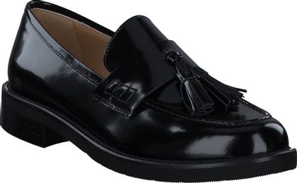 Konstantin Starke Damen-Slipper aus Leder 110001000003 (Schwarz)