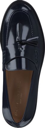 Konstantin Starke Damen-Slipper aus Leder 110101000000 (Dunkelblau)