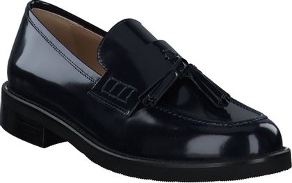 Konstantin Starke Damen-Slipper aus Leder 110101000000 (Dunkelblau)