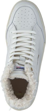 Blauer Damen-Schnürboots 102701000020 (Weiß)