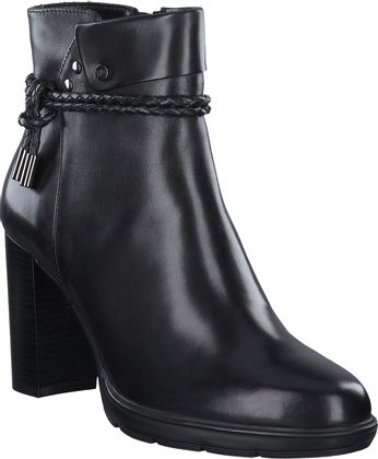 REGARDE le CIEL DAVINA Damen-Stiefeletten aus Leder 106001000018 (Schwarz)