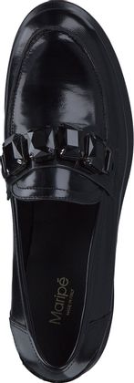 Maripé GENNY-MA Damen-Slipper aus Leder 110001000001 (Schwarz)