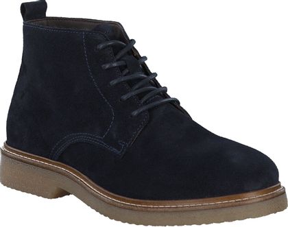 Marc O'Polo Herren-Schnürstiefeletten aus Leder 213102000002 (Dunkelblau)