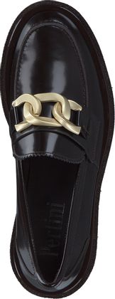 Pertini Damen-Slipper aus Leder 100201000003 (Braun)