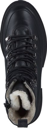 Blackstone Damen-Winterboots aus Leder 192001000014 (Schwarz)