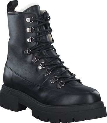 Blackstone Damen-Winterboots aus Leder 192001000014 (Schwarz)