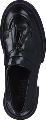 Pertini Damen-Trotteur aus Leder 110001000008 (Schwarz)