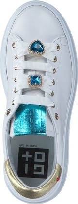 Giove PIA Damen-Sneaker aus Leder 101701000015 (Weiß)