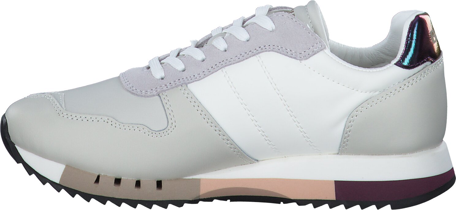Blauer Beige Polyurethane Women Sneaker