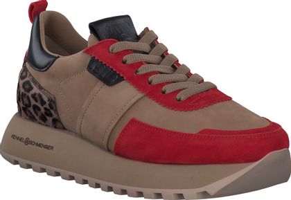 Kennel & Schmenger Damen-Schnürschuhe aus Leder 101382000004 (Beige/Bunt)