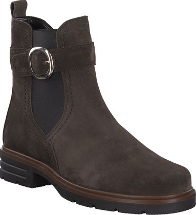 Gabor Leder-Stiefeletten für Damen 105202000000 (Dunkelbraun)