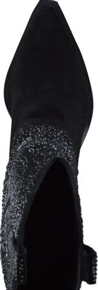 Eddie Rodriguez Damen-Western-Boots aus Leder 107002000006 (Schwarz)