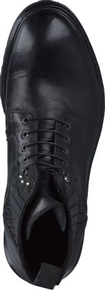 Lemargo Herren-Schnürboots aus Leder 212001000023 (Schwarz)