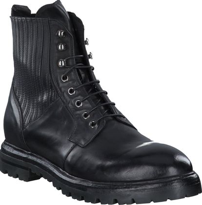 Lemargo Herren-Schnürboots aus Leder 212001000023 (Schwarz)