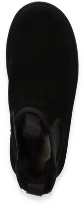 UGG Damen-Winter-Boots aus Leder 192002000004 (Schwarz)