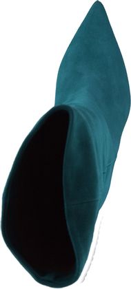 Konstantin Starke Damen-Stiefel aus Leder 190602000000 (Petrol)