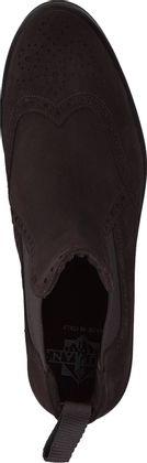 Trumans Damen-Chelsea-Boots aus Leder 102202000001 (Dunkelbraun)