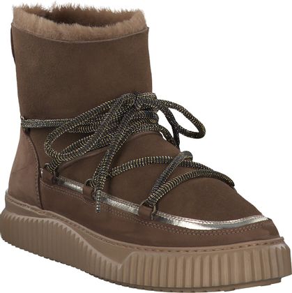 Voile Blanche CORTINA Damen-Winterboots aus Leder 192222000030 (Braun)