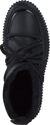 Voile Blanche CORTINA Damen-Winter-Boots aus Leder 192001000100 (Schwarz)