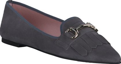 Pretty Ballerinas ANGELIS METAL Damen-Ballerinas aus Leder 103402000000 (Grau)