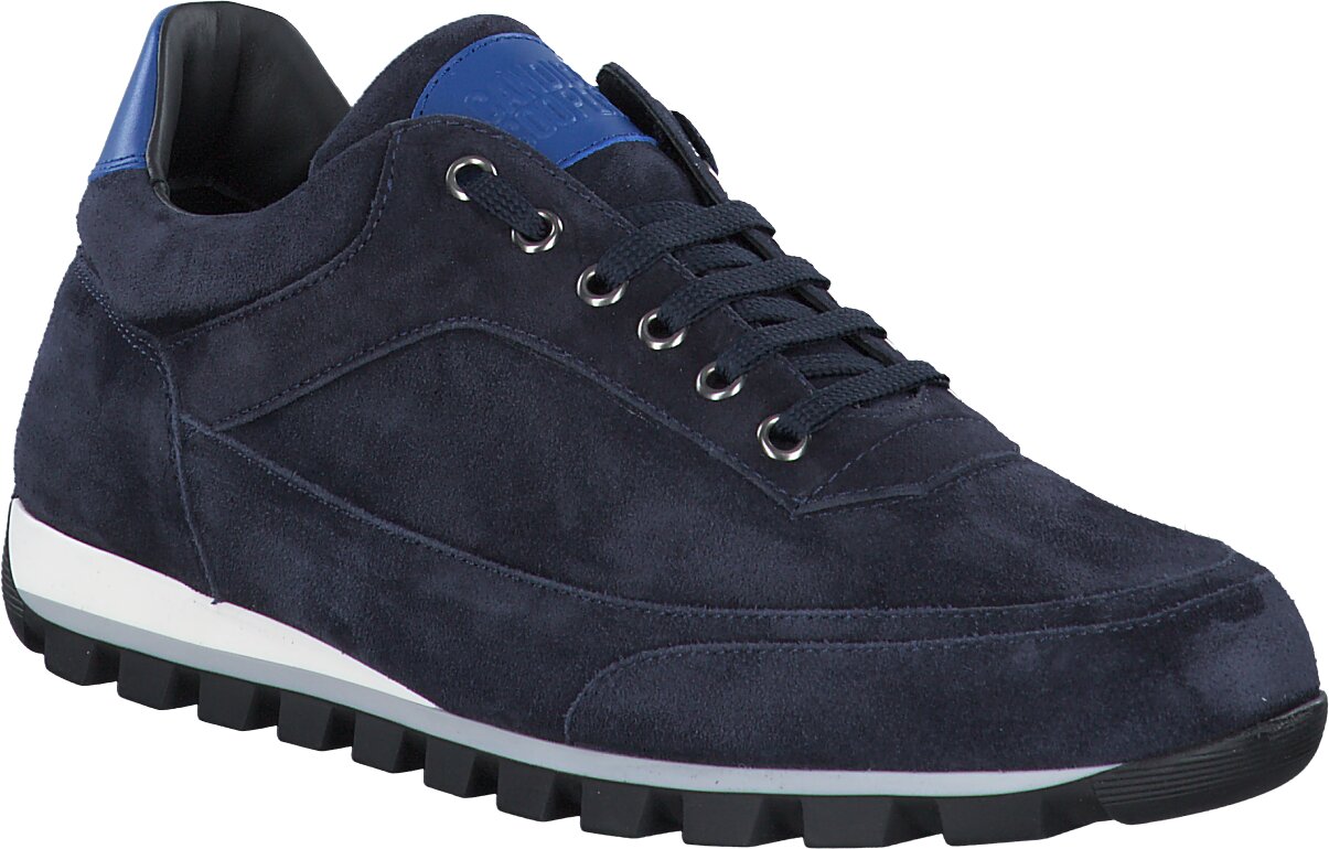 Candice Cooper RUNPI Herren Sneaker aus Leder 244102000005 Blau