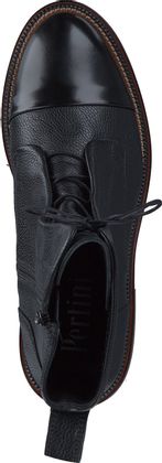 Pertini PULIDO Damen-Stiefeletten aus Leder  105001000014 (Schwarz)