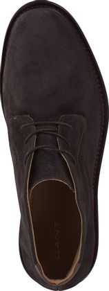 Gant Herren-Schnürboots aus Leder 212202000004 (Dunkelbraun)